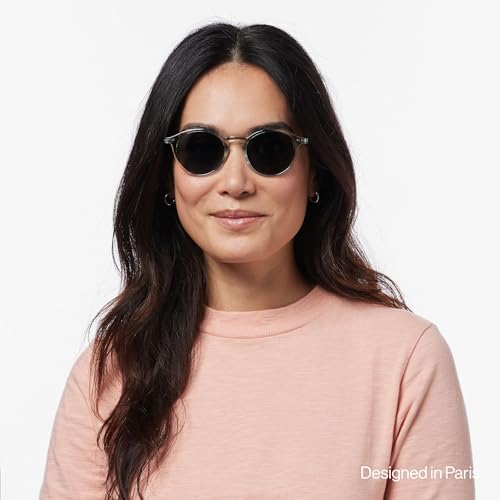 Round Pantos Sunglasses for Men & Women - Frozen Blue