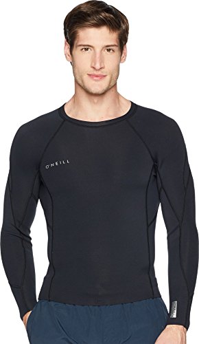 O'NEILL Men's Reactor-2 1.5mm Long Sleeve Wetsuit Top - Black / Medium