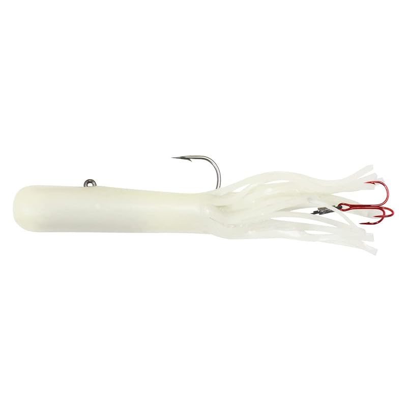 Northland Level-Head Predator Tube Jig, White 1 1/2 Oz - 2 Per Card