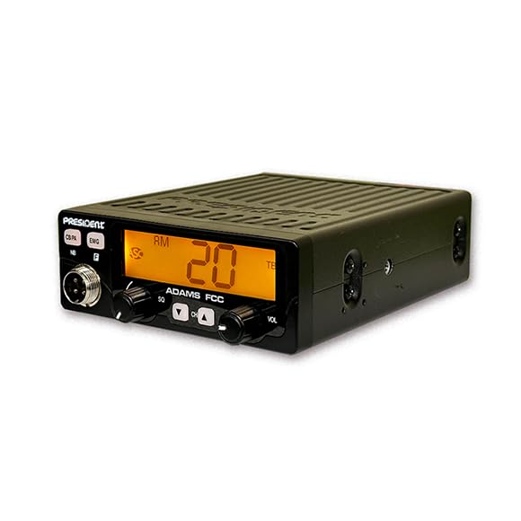 CB Radio with Large 7-Color LCD Display Programmable EMG Shortcut Talkback