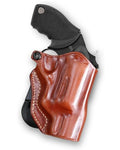 Leather OWB Paddle Holster for Judge with Adjustable Cant, Open Top, RH Draw
