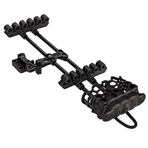 Trophy Ridge Hex Light Archery Arrow Quiver with LED Illumination - Black