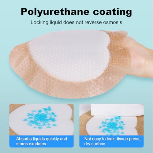 ZMZPA 7x7 Sacral Foam Dressings Pack of 40 - Pressure Sore Wound Care