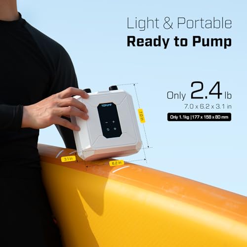 Cordless Electric Paddle Board Pump - Rechargeable SUP Inflator & Deflator