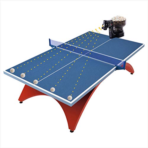 Suz S101 Ping Pong Robot with 100 Balls for Solo Practice & Training