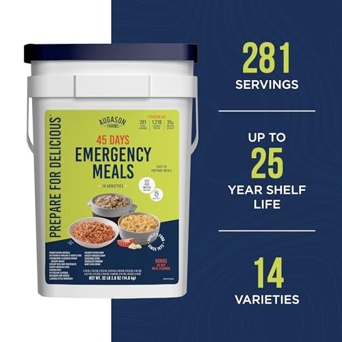 45-Day Emergency Food Supply Kit for Long-Term Survival, 281 Servings