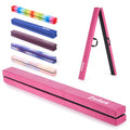 Pink 8 ft Folding Gymnastics Balance Beam for Kids & Adults - Anti-Slip, Portable
