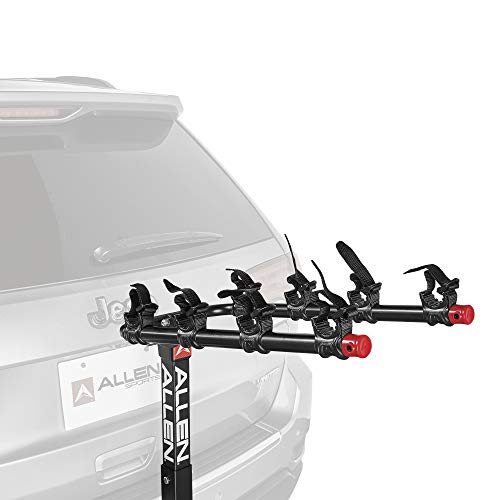 Allen Sports Deluxe 4-Bike Hitch Mount Rack Black 2-Inch Receiver