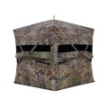 See-Through Hunting Blind with View-Through Fabric, Silent Windows, 104x104x82 Inches