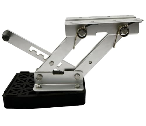 Mojiate 2 Stroke Outboard Motor Support Bracket 7.5-20 HP Aluminum Marine Engine Mount