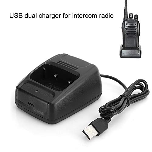 USB Dual Charger Dock for Baofeng Walkie Talkies BF666S BF777S BF888S H777 R888s Plus
