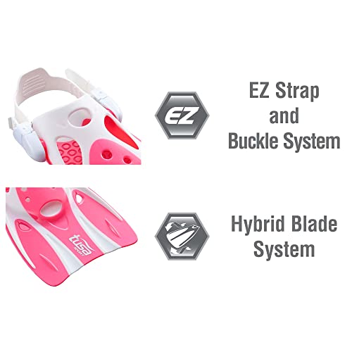 Youth Mini-Kleio Hyperdry Snorkel Mask - Small Clear Pink