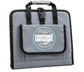 Nomad Design Jig Wallet Grey - Waterproof Fishing Lure Organizer with Hook Mesh System, 12 Pockets
