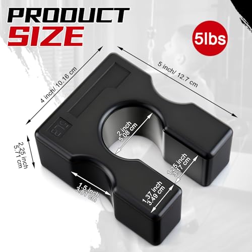Weight Stack Adapter Plates 5 Lb / 2.5 Lb Set for Fitness Equipment - Variation of 5 Lb / 2