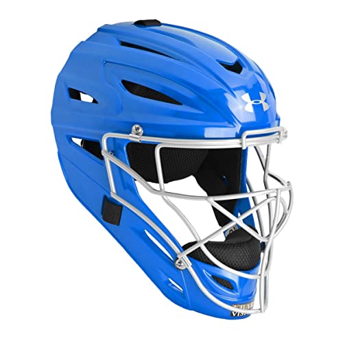 Adult Catching Mask - Solid Molded Athletic Catcher Mask for Sports