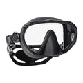 SCUBAPRO Ghost Dive Mask Frameless Low Volume Snorkeling Mask Black