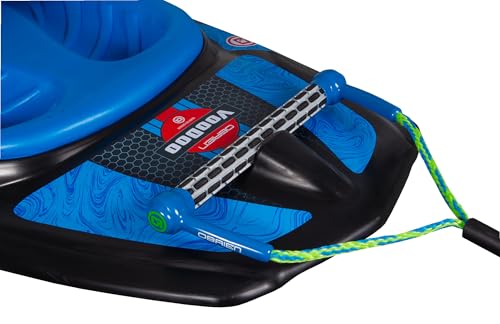 O'Brien Voodoo Kneeboard with Rotomolded Shell, Fins, Comfort Pad & Padded Strap