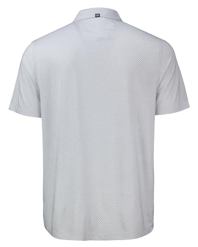 Cutter & Buck Pike Eco Diamond Dot Print Recycled Men's Polo Medium Polished