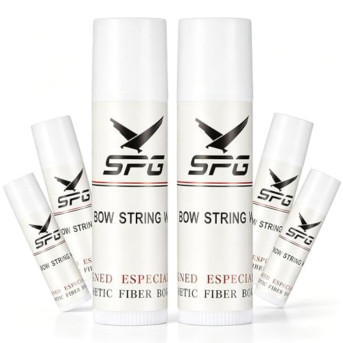 Archery Bow String Wax 6 Pack Waterproof Lubricant for String Care