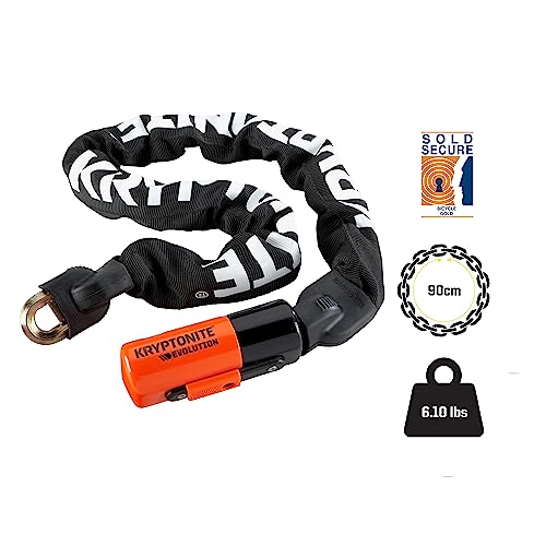 35.5-Inch Heavy Duty Bike Chain Lock with Security Rating - 10mm Steel