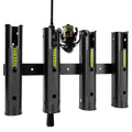 Hikeen 1 Pack Adjustable Wall-Mount Fishing Rod Holder for Boat Kayak Garage
