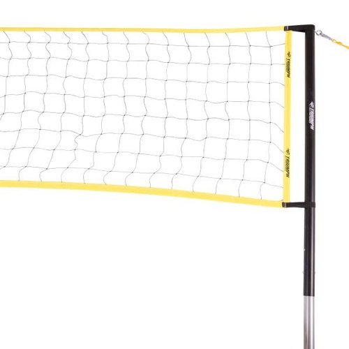 Triumph Competition Volleyball Set – Regulation 32' Net, Steel Poles, Official Volleyball with Pump, Boundary Lines, and Carry Bag – Outdoor Tournament-Style Game for Beach, Park, and Backyard
