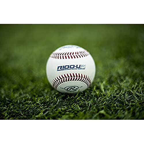 White High School Practice Baseballs - 12 Pack, Weather Resistant, Durable