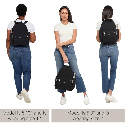 Women's RFID Phone Wristlet Backpack - Heritage Black, One Size