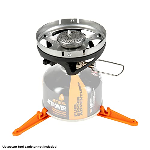 Jetboil MicroMo Carbon Camping Stove with Adjustable Heat Control - Lightweight Backpacking System