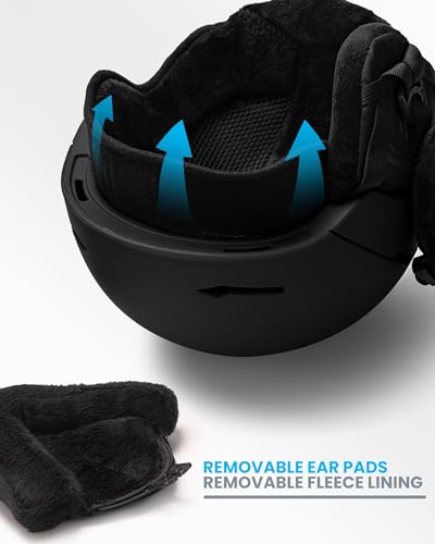 OutdoorMaster ELK MIPS Ski Helmet Large Matte Black Snowboard Helmet for Men Women & Youth