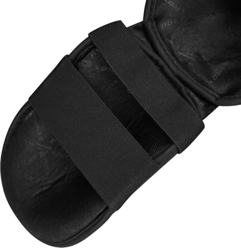 RDX Muay Thai & MMA Shin Guards Large Matte Black - Elite Protective Gear