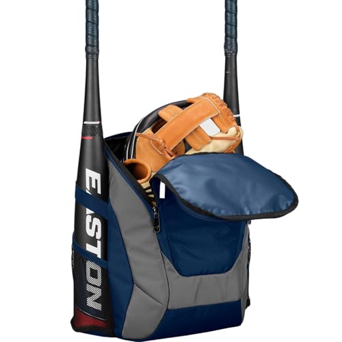 Easton Dugout Youth Baseball Backpack Equipment Bag Navy