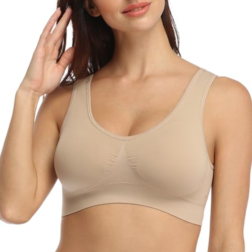 Coobie Medium Comfort Bra Black, White & Light Nude | Wireless, Seamless