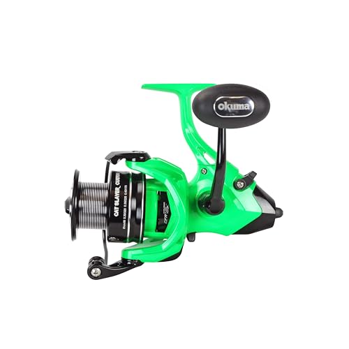 Okuma Cat Slayer Custom 6000 Baitfeeder Spinning Reel for Catfish Night Fishing