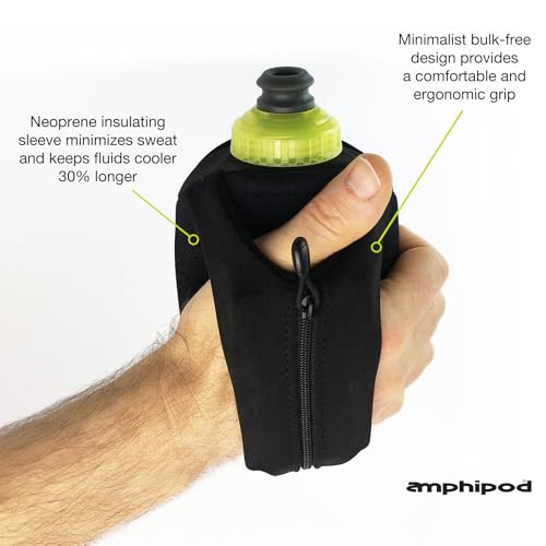 Amphipod Hydraform Ergo-Lite Insulated Water Bottle 20 oz Charcoal