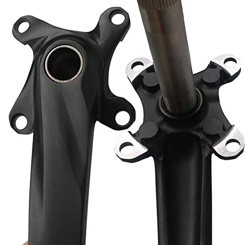 Single Speed 32T Aluminum Mountain Bike Crankset - 170mm Black