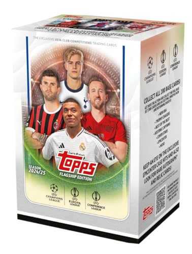 UEFA 2024/25 Topps Club Competitions Trading Card Box - 7 Packs