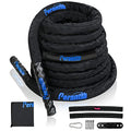 Heavy Battle Rope with Wear-Resistant Nylon Sleeve - 1.5 Inch x 50 Ft Home Gym Fitness