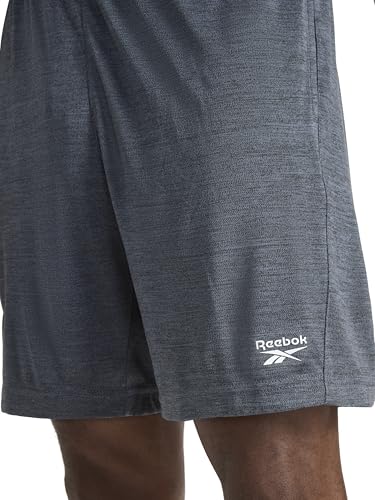 Men's Reebok Cruz 2.0 7-Inch Workout Shorts - Small Ebony Heather