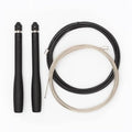 EliteSRS Bullet COMP Speed Jump Rope Black for Double Under & WOD Training