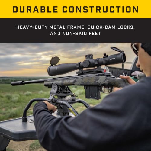 Adjustable Ambidextrous Rifle Shooting Rest with Lightweight Design - Caldwell