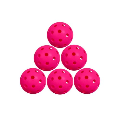 Kerozoo Neon Pink Pickleball Balls Outdoor Indoor 40 Holes -TPE Material Durable High Bounce USAPA Approved - True Flight Tournament Pickleballs - 12Pack - Gifts for Dad, Mom, Players, and Friends