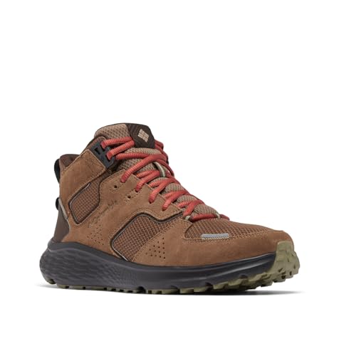 Columbia Men's Benson Mid Waterproof Shoes - Dark Brown/Spice Size 11