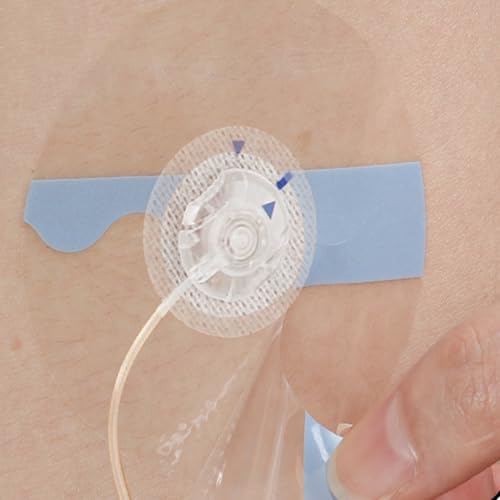 60 Pack Universal Adhesive Patches for CGM & Insulin Pumps, Waterproof Skin-Friendly Covers