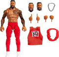 Mattel WWE Ultimate Edition Jimmy Uso Action Figure with Swappable Heads & Hands, 6-Inch Collectible Toy Set
