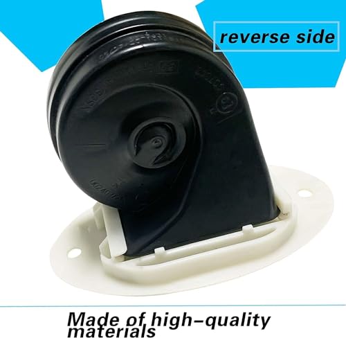 Marine Boat Horn 12V Stainless Steel Flush Mount 125dB Marine Horn with Screws