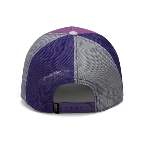 Unisex Purple Trucker Hat with Pigeon Patch - One Size