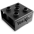 Black Vertical Barbell & Dumbbell Storage Rack for Home Gym - 2-Inch Olympic & Curl Bars