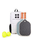 2 Player Pickleball Paddle Set with 3 Outdoor Balls & Backpack