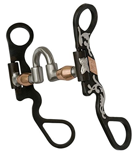 Metalab Santa Fe Pony Correctional Bit 4 1/2 Inch Copper & Stainless Steel Horse Bit